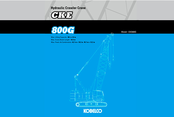 Kobelco CKE800G-2 80t Crawler Crane hire