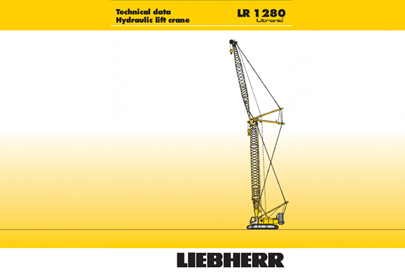 liebherr LR1280 280t Crawler Crane Hire
