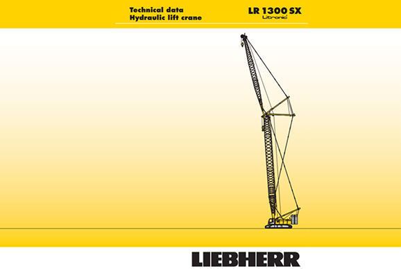 Liebherr LR1300SX 300t Crawler crane hire