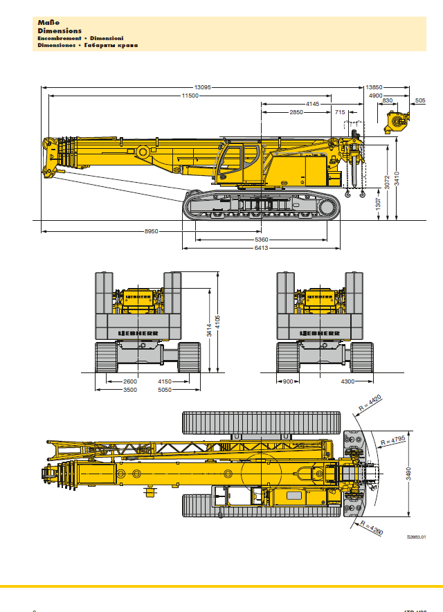 Liebherr LTR1100 for hire