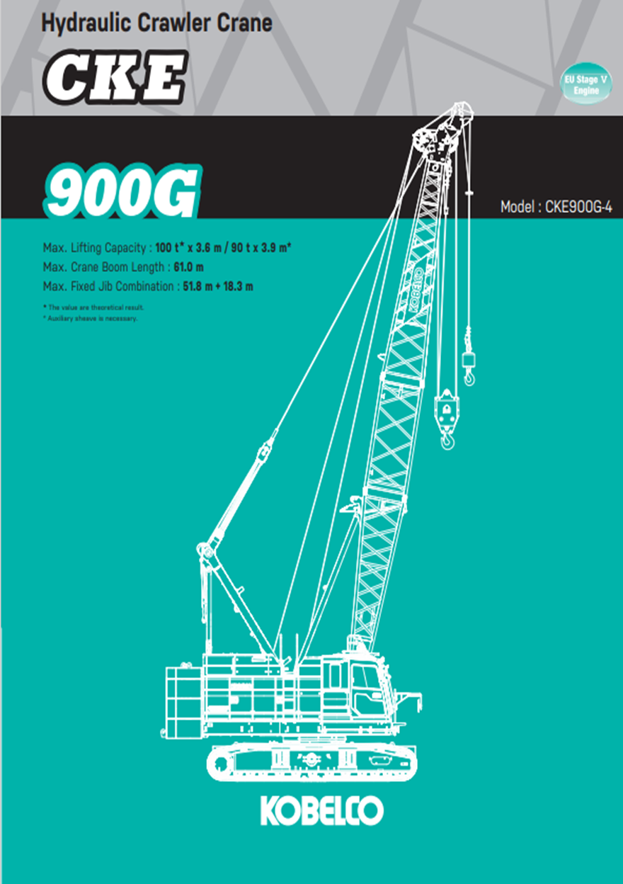 Kobelco CKE900G4 for hire